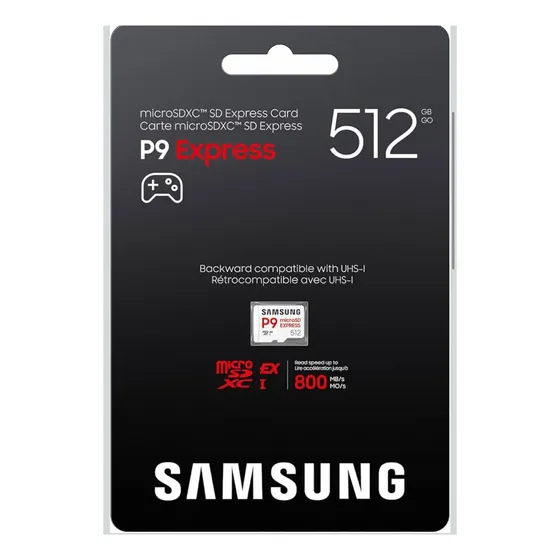 Tarjeta Microsd Samsung P9 Express 512gb 800 Mb/s Microsdxc